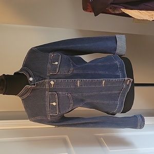 Tommy Jean's Jean jacket with embellished buttons.